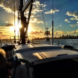 Cruising after the Sydney Harbour Regatta, March 2014